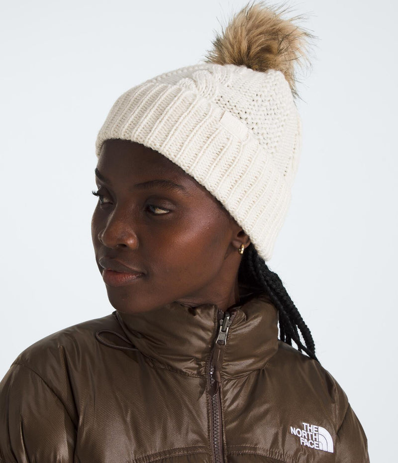 Gorro Oh Mega Fur Pom Beanie Blanco Mujer The North Face
