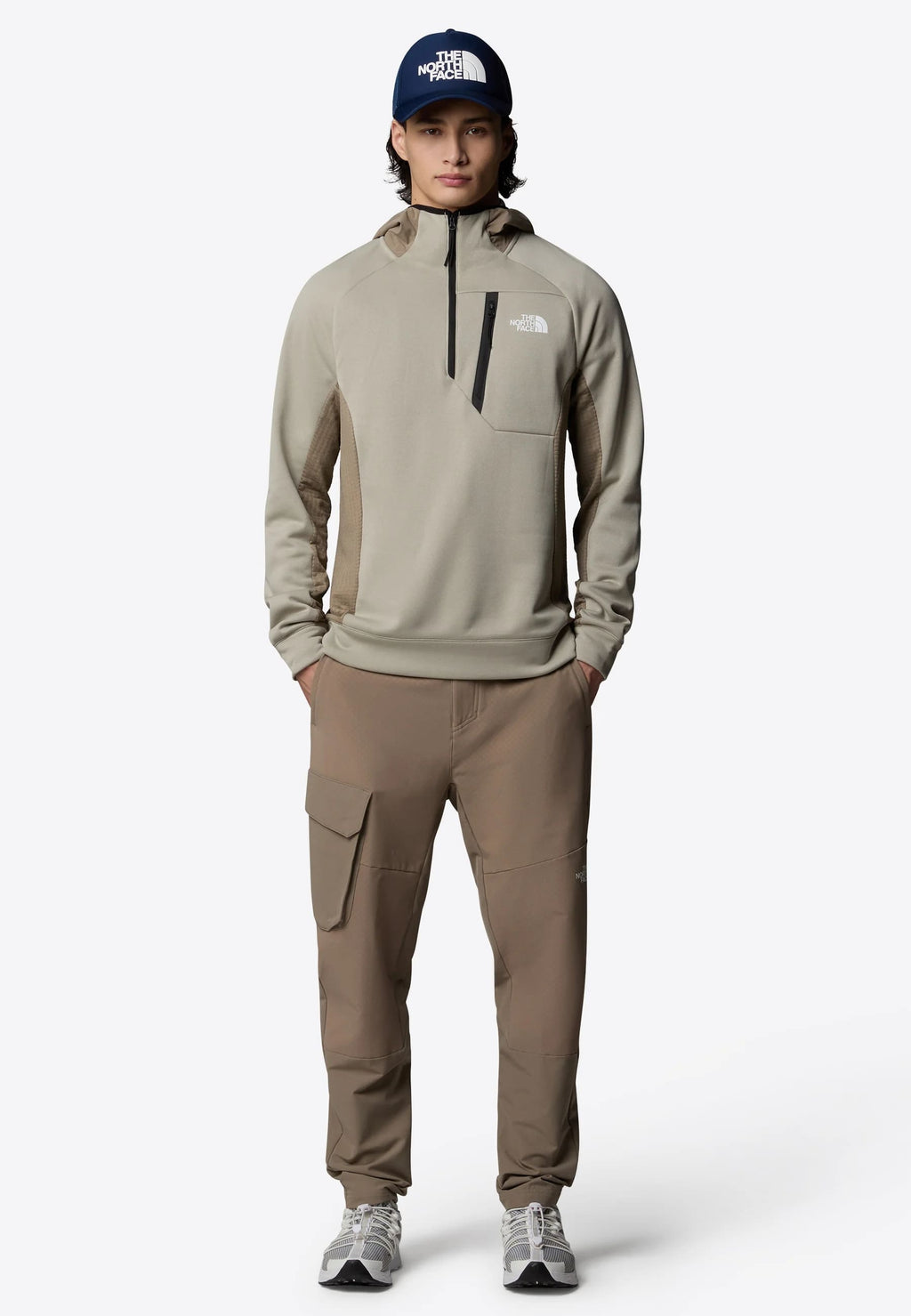 Buzo Ma Fleece Hd 1/4 Zip Gris Hombre The North Face - imagen 3