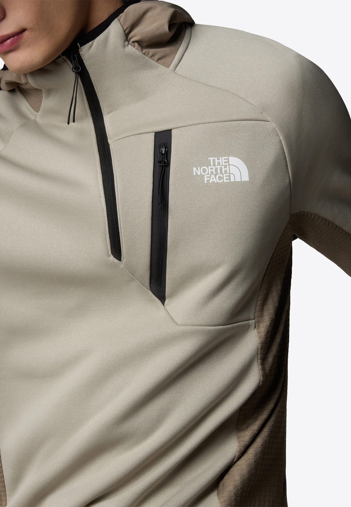 Buzo Ma Fleece Hd 1/4 Zip Gris Hombre The North Face - imagen 4