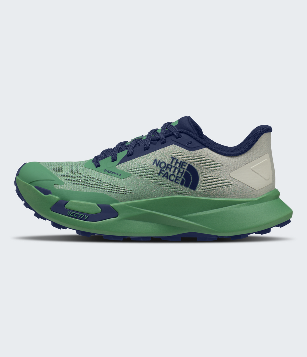 Tenis Vectiv Enduris 4 Verde y Azul Hombre The North Face