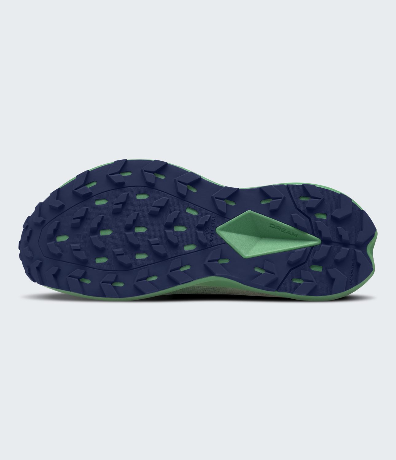 Tenis Vectiv Enduris 4 Verde y Azul Hombre The North Face