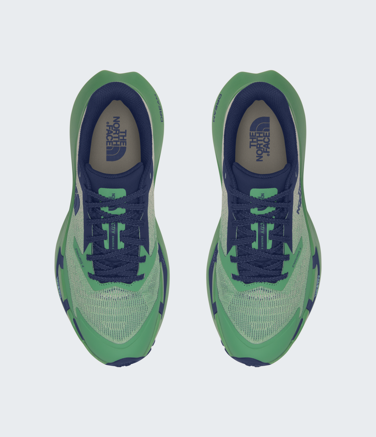 Tenis Vectiv Enduris 4 Verde y Azul Hombre The North Face