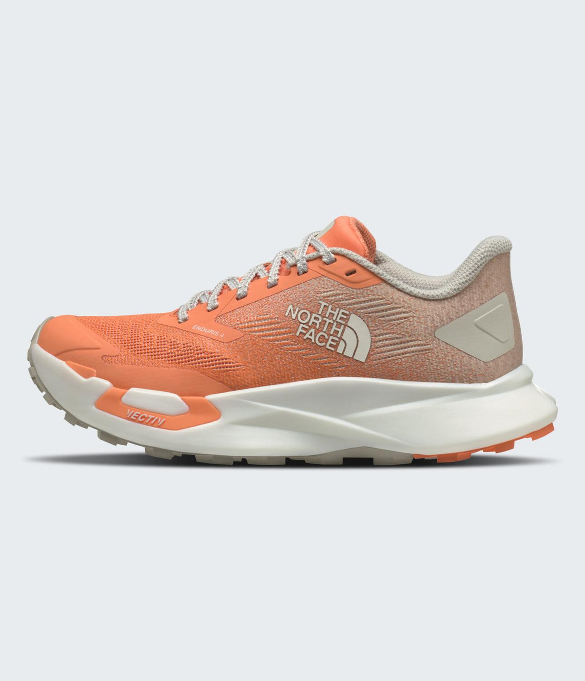 Tenis Vectiv Enduris 4 Naranja Mujer The North Face