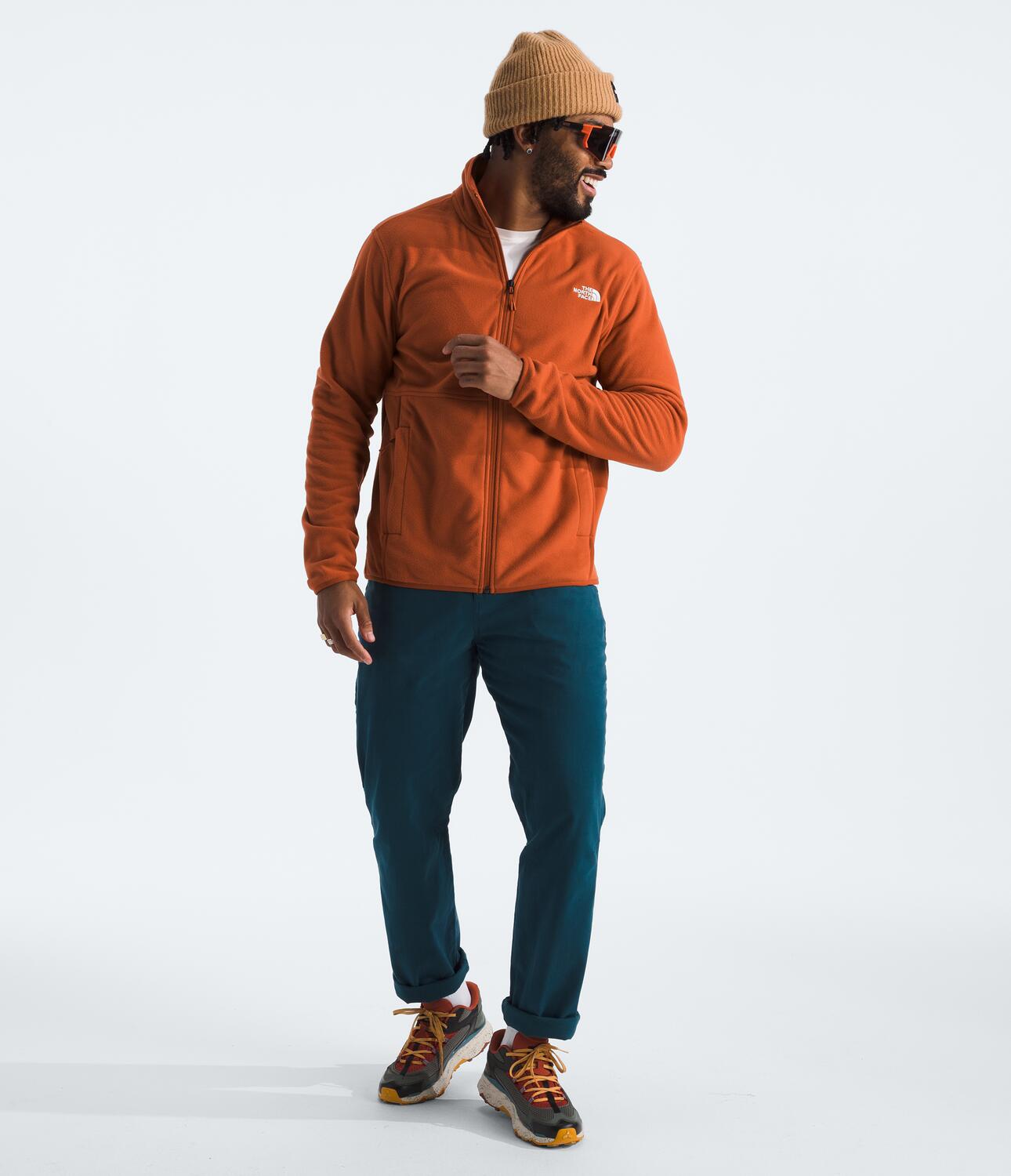 Buzo Glacier Fleece Naranja Hombre The North Face - imagen 4