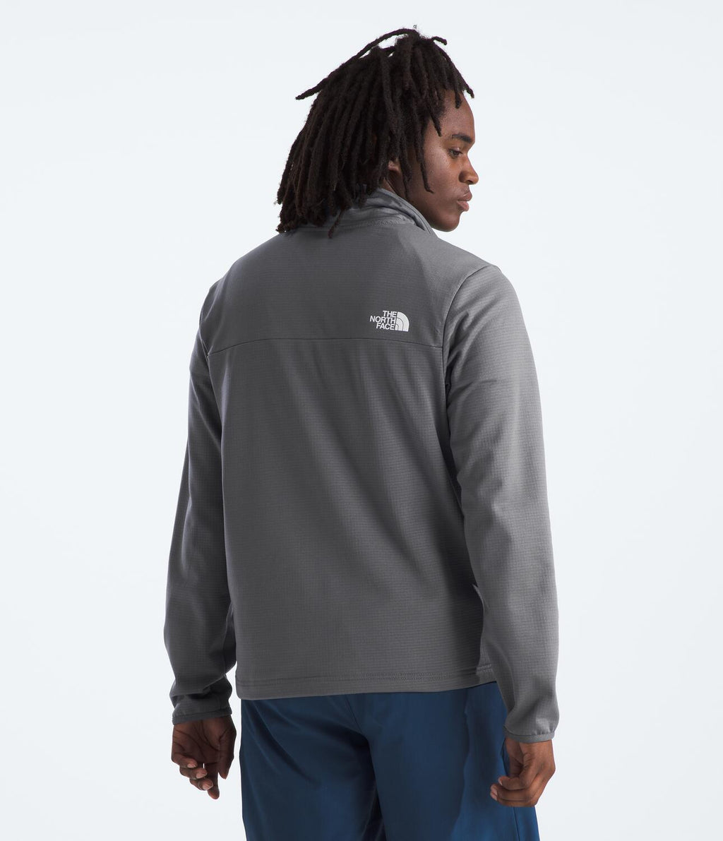 Chaqueta Polar Cedar Trail Grid Fleece 1/4 Zip Gris Hombre The North Face