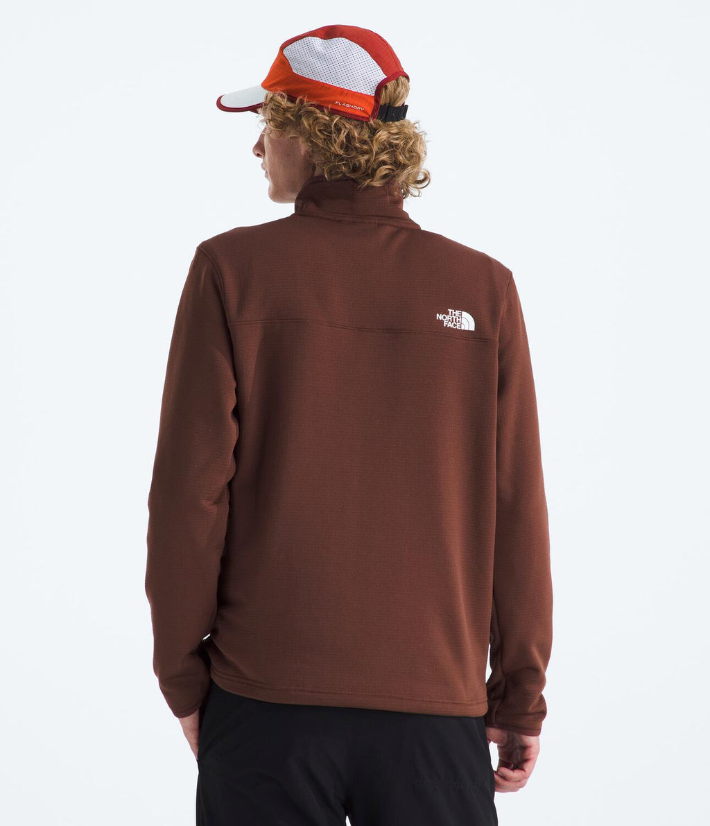 Chaqueta Polar Cedar Trail Grid Fleece 1/4 Zip Beige Hombre The North Face