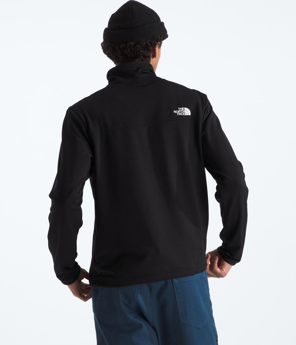Chaqueta Polar Cedar Trail Grid Fleece 1/4 Zip Negro Hombre The North Face