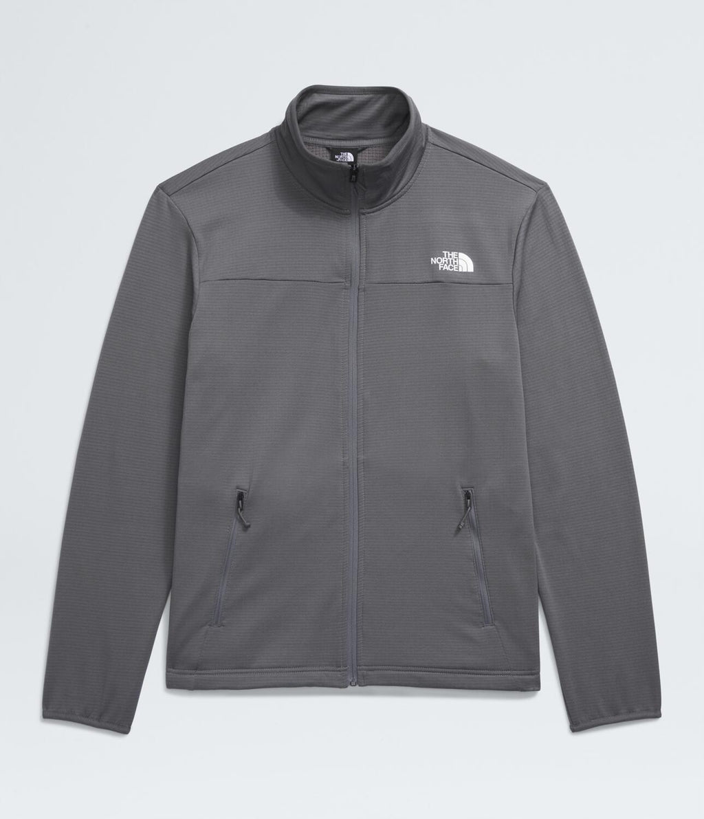 Chaqueta Polar Cedar Trail Grid Fleece Fz Jacket Gris Hombre The North Face