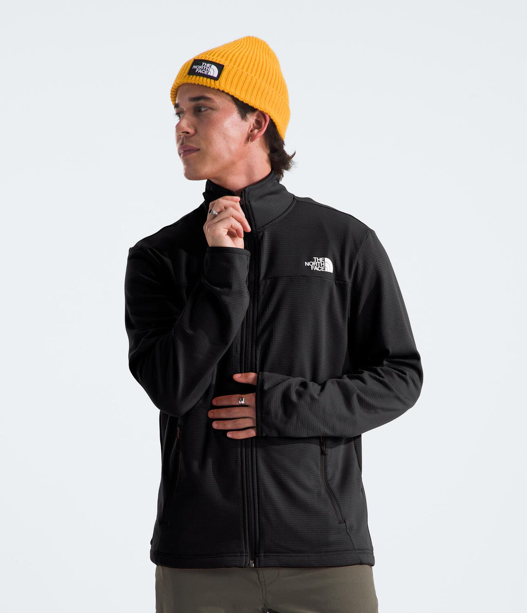 Chaqueta Polar Cedar Trail Grid Fleece Fz Jacket Negro Hombre The North Face