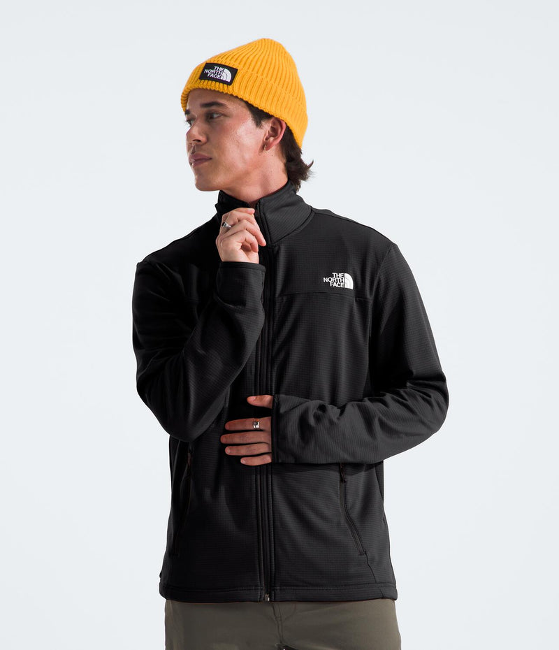 Chaqueta Polar Cedar Trail Grid Fleece Fz Jacket Negro Hombre The North Face