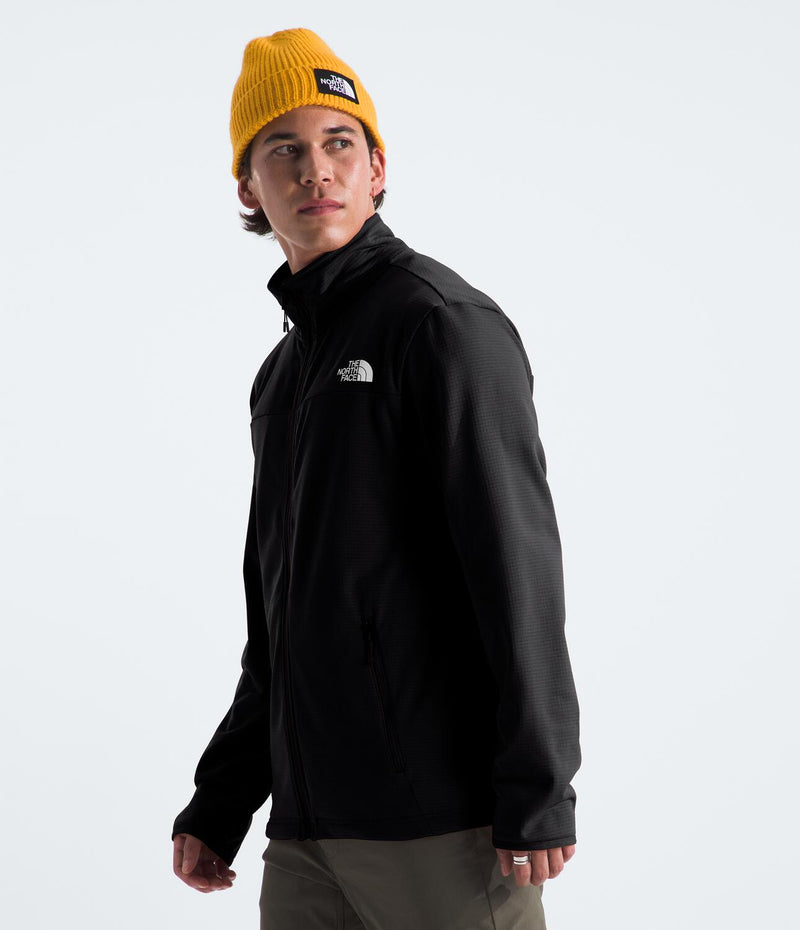 Chaqueta Polar Cedar Trail Grid Fleece Fz Jacket Negro Hombre The North Face