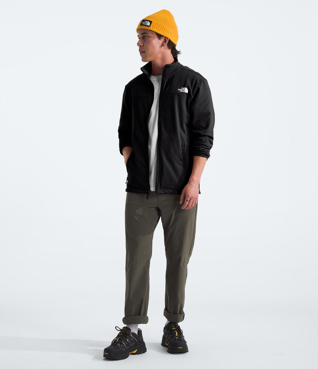 Chaqueta Polar Cedar Trail Grid Fleece Fz Jacket Negro Hombre The North Face