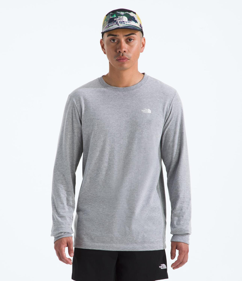Camiseta Evolution Box Nse Long Sleeve Tee Gris Hombre The North Face - imagen 1