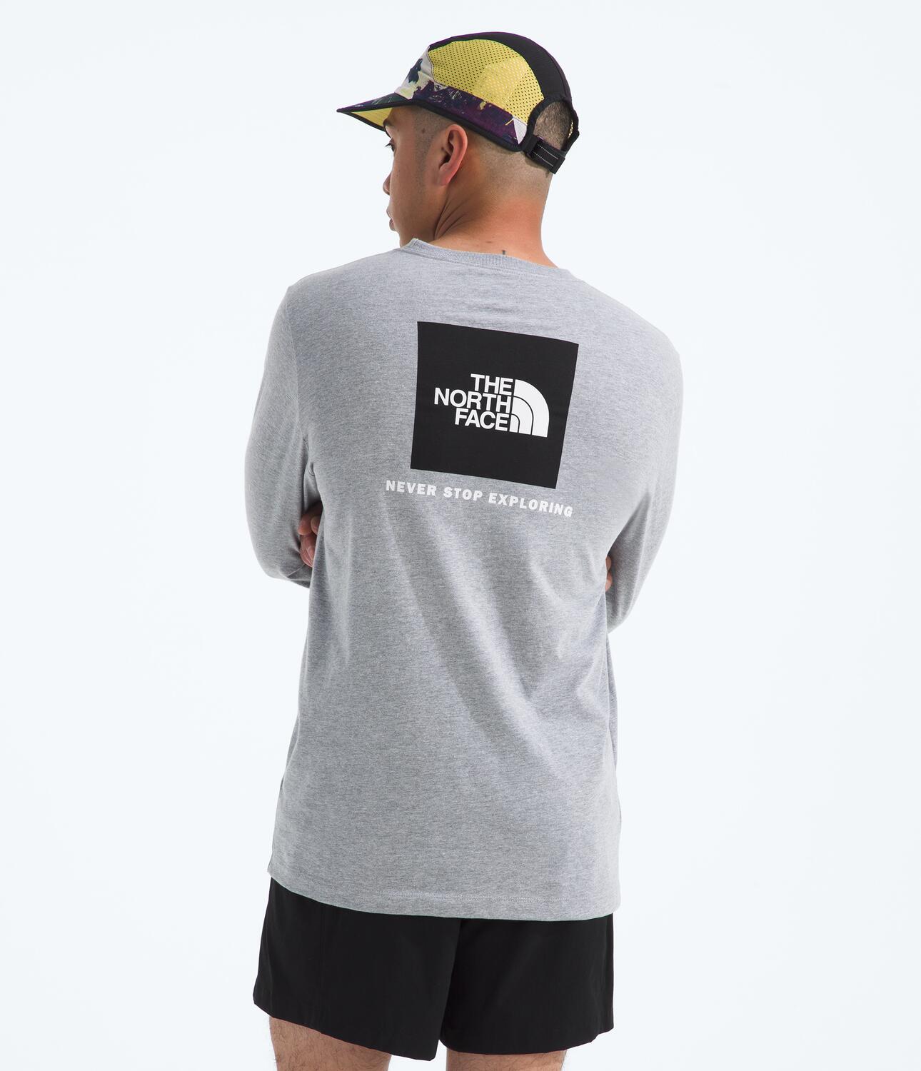 Camiseta Evolution Box Nse Long Sleeve Tee Gris Hombre The North Face - imagen 2