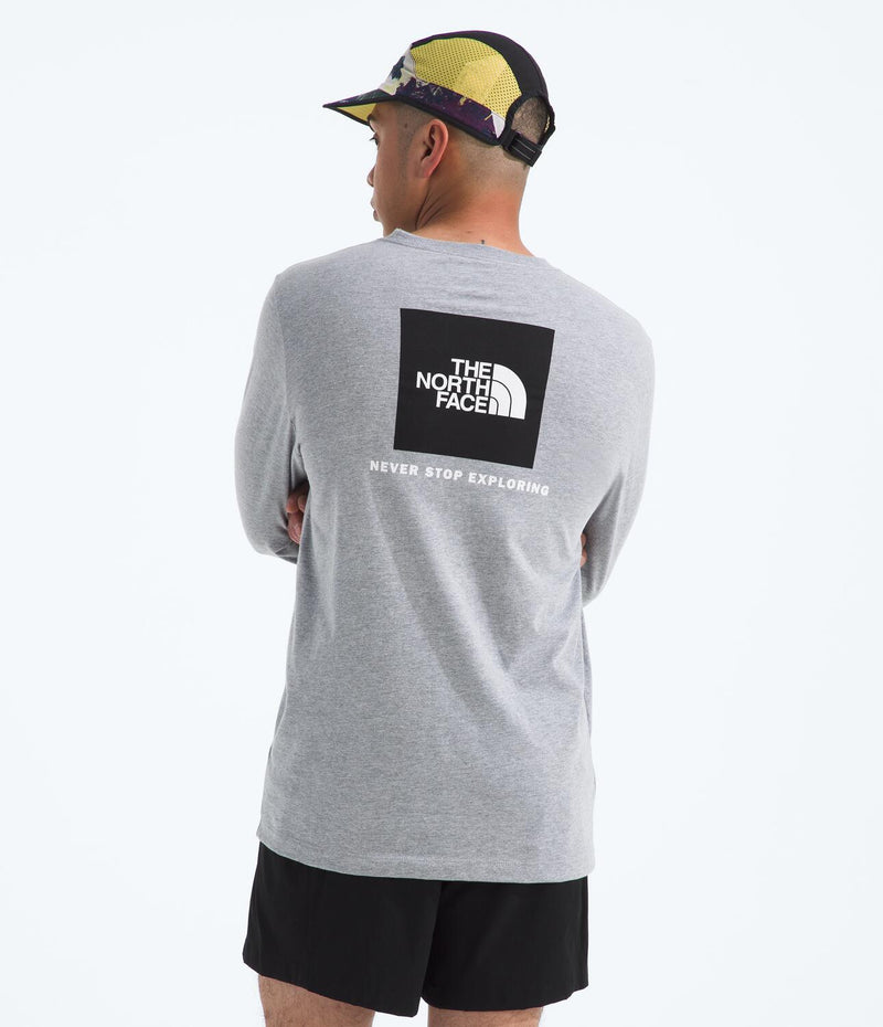 Camiseta Evolution Box Nse Long Sleeve Tee Gris Hombre The North Face - imagen 2