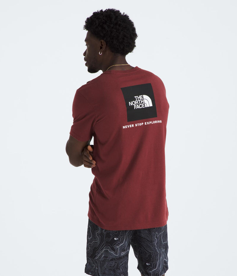 Camiseta Evolution Box Nse Short Sleeve Tee Vinotinto Hombre The North Face - imagen 2