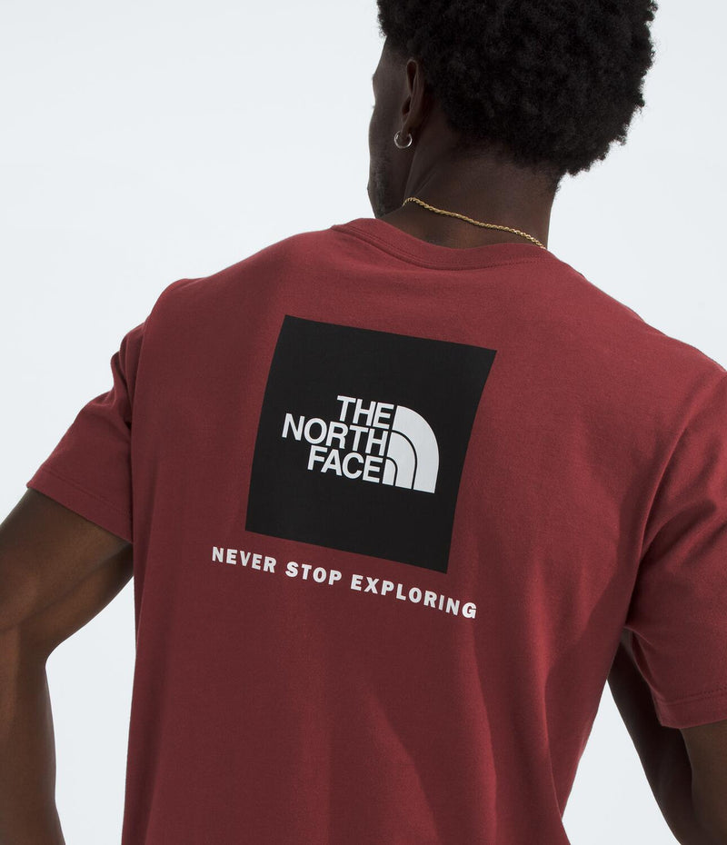 Camiseta Evolution Box Nse Short Sleeve Tee Vinotinto Hombre The North Face - imagen 3