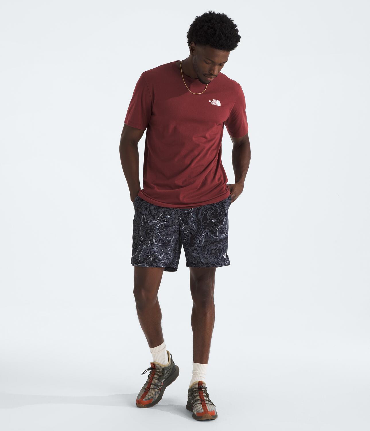Camiseta Evolution Box Nse Short Sleeve Tee Vinotinto Hombre The North Face - imagen 4