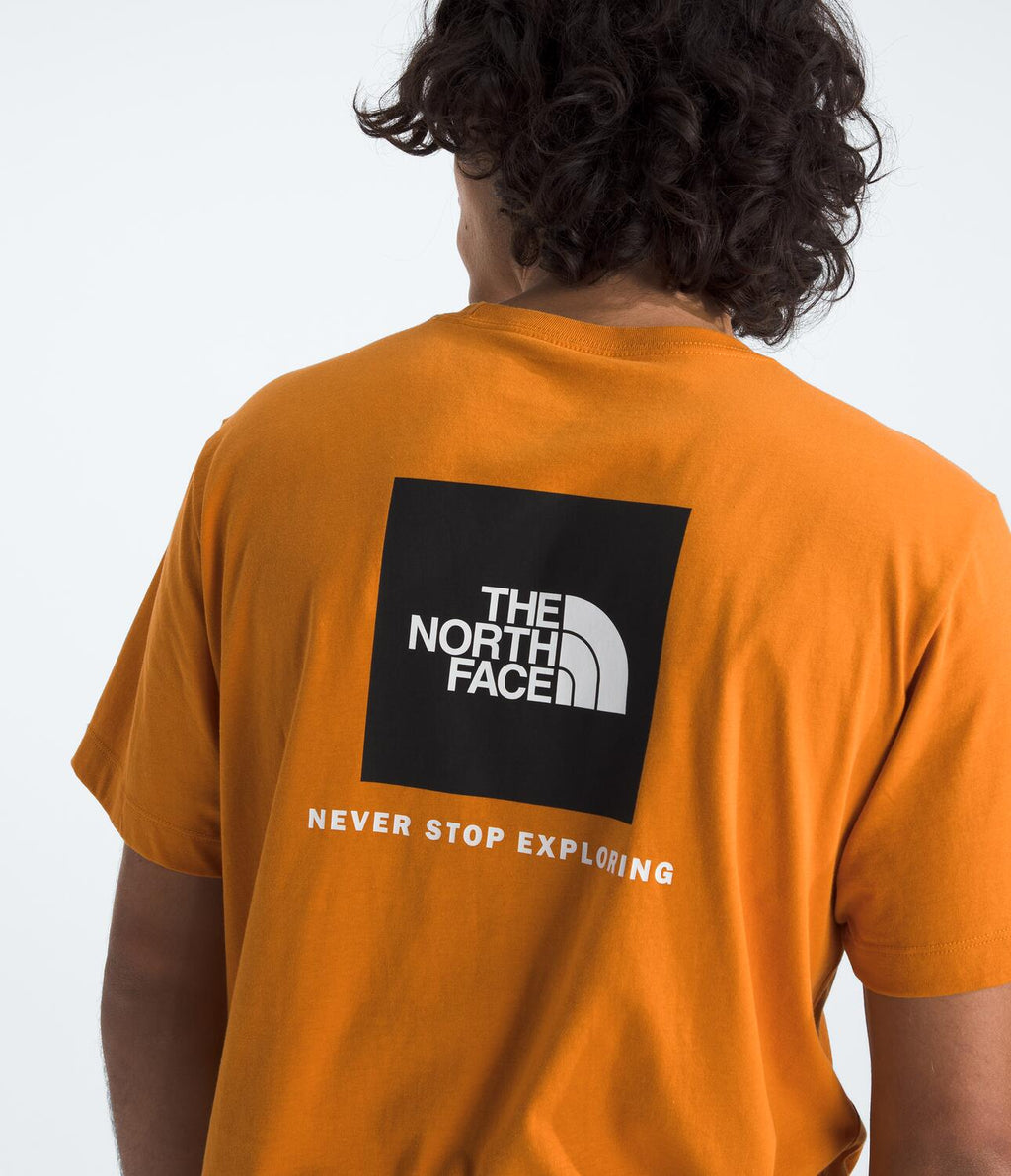 Camiseta Evolution Box Nse Short Sleeve Tee Naranja Hombre The North Face