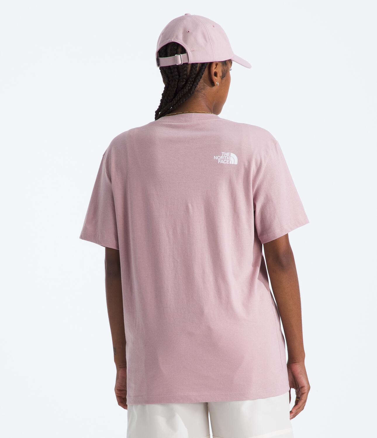 Camiseta Evolution Half Dome Short Sleeve Tee Rosada Mujer The North Face