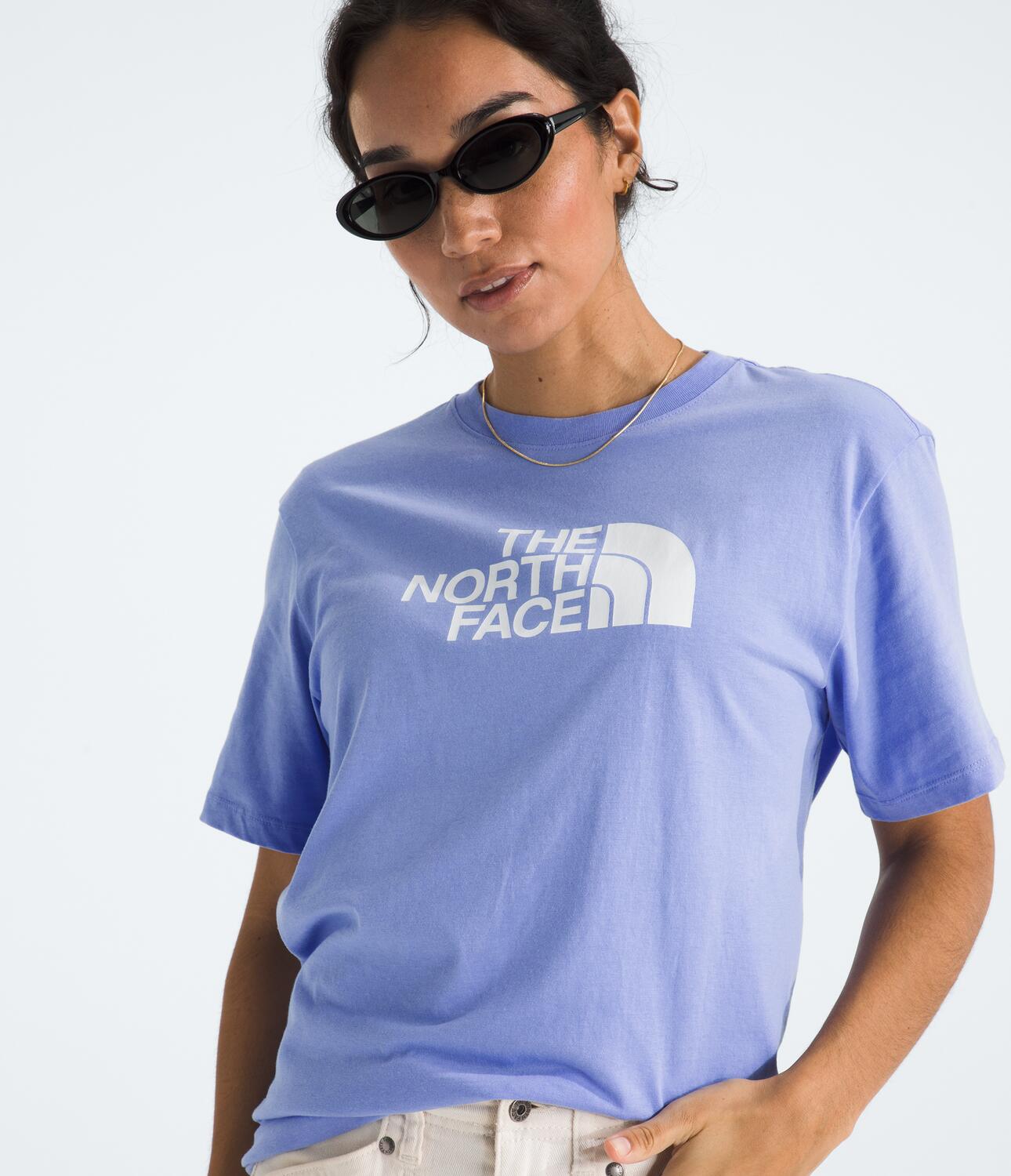 Camiseta Evolution Half Dome Short Sleeve Tee Azul Mujer The North Face
