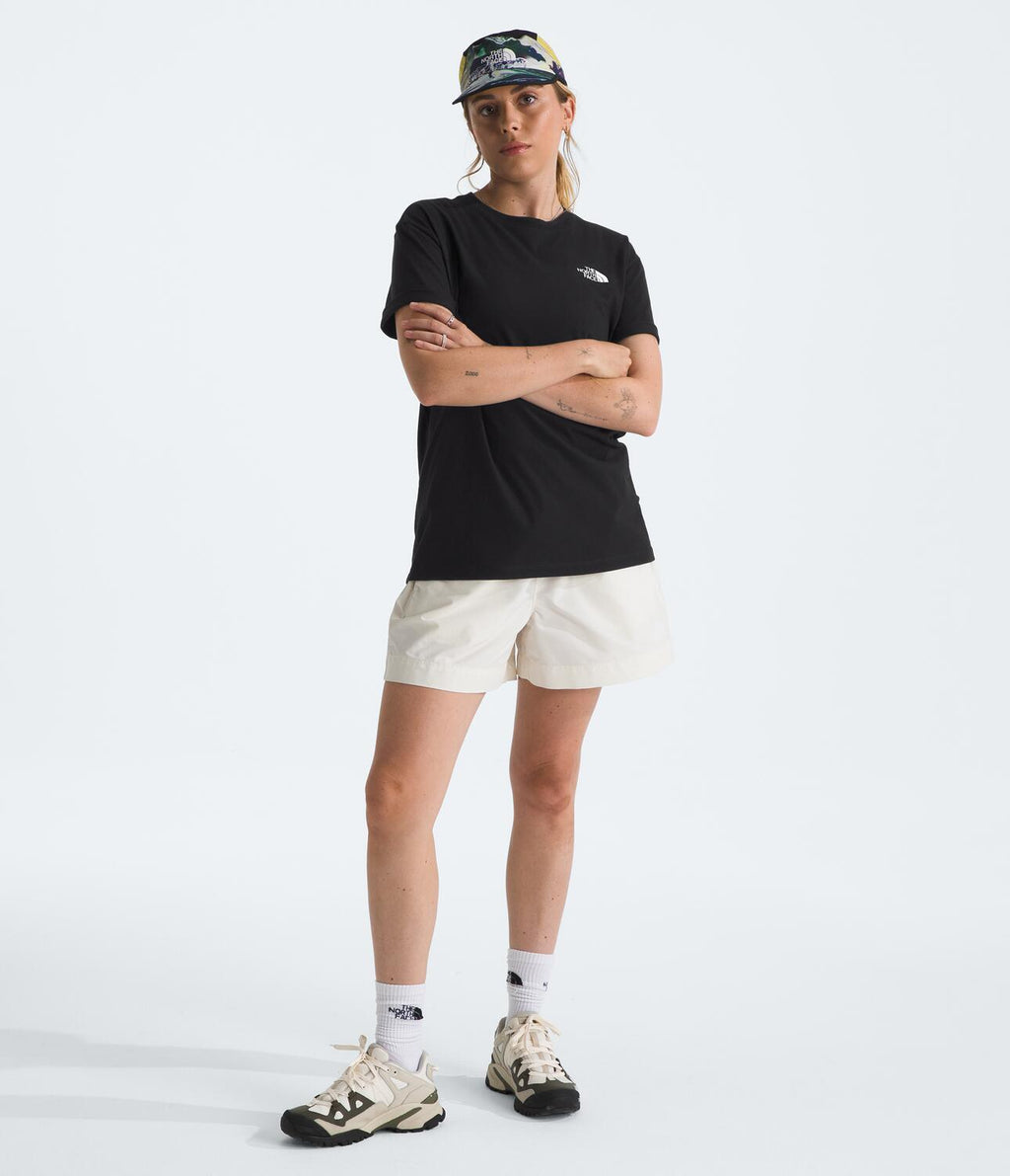 Camiseta Evolution Box Nse Short Sleeve Tee Negra Mujer The North Face