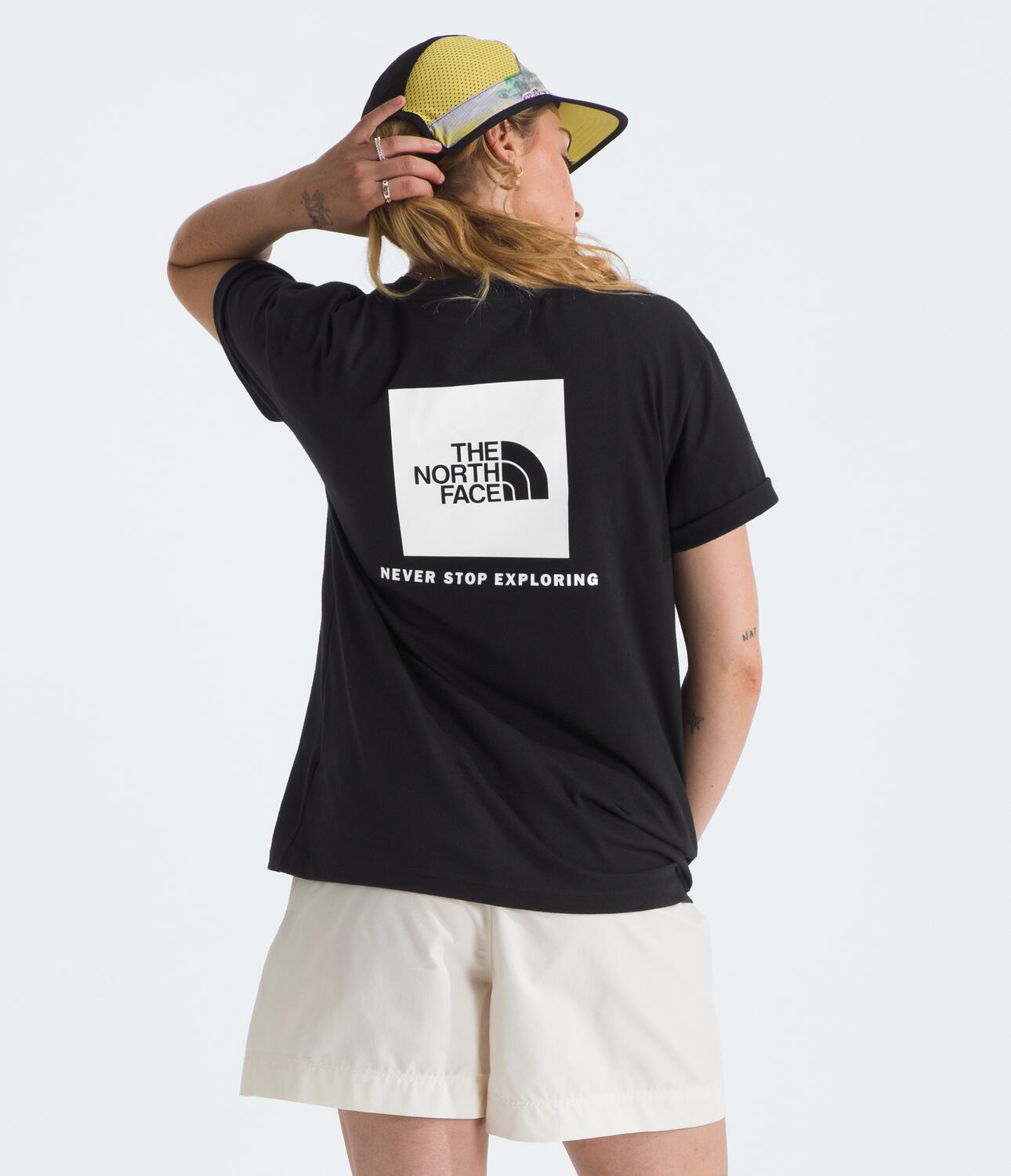 Camiseta Evolution Box Nse Short Sleeve Tee Negra Mujer The North Face