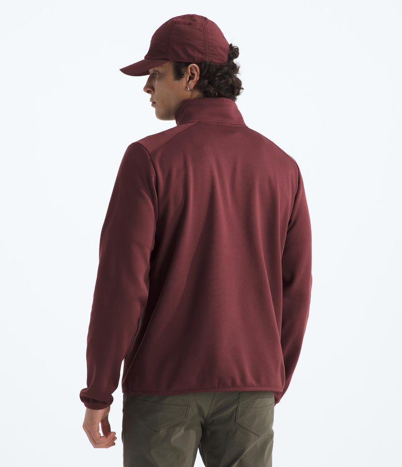 Chaqueta Tnf Performance Fleece 1/4 Zip Vinotinto Hombre The North Face - imagen 2
