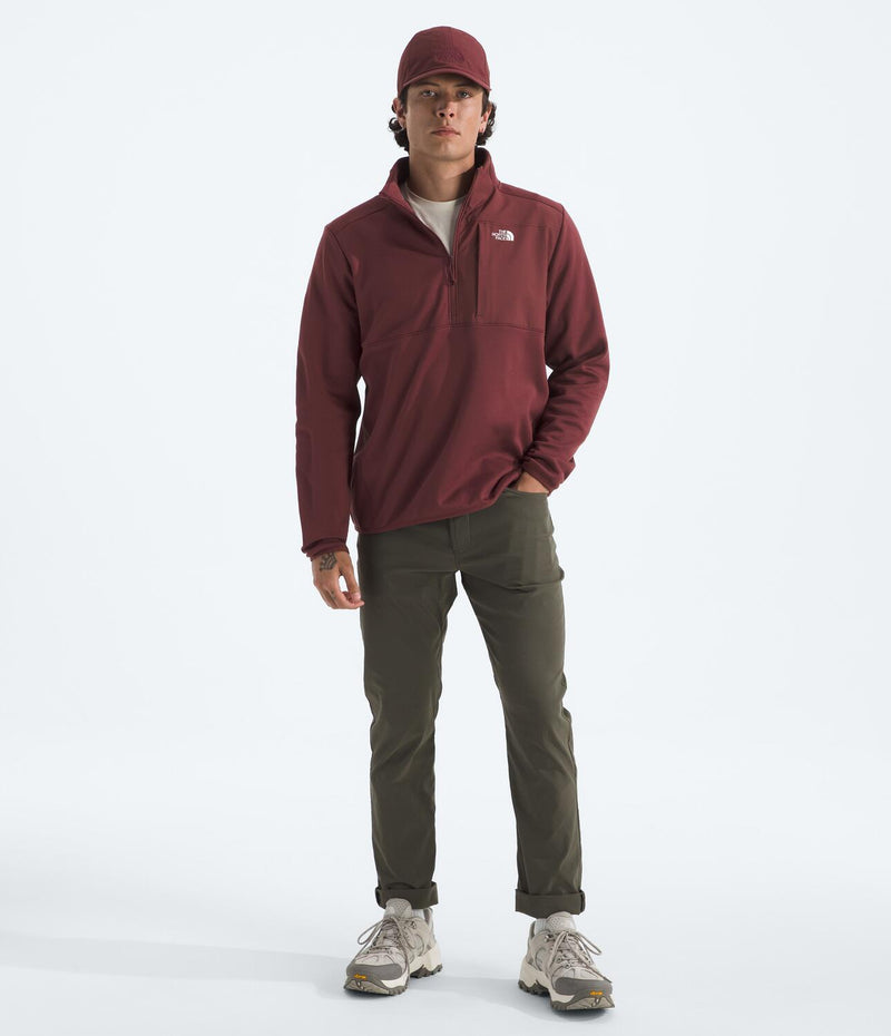 Chaqueta Tnf Performance Fleece 1/4 Zip Vinotinto Hombre The North Face - imagen 3