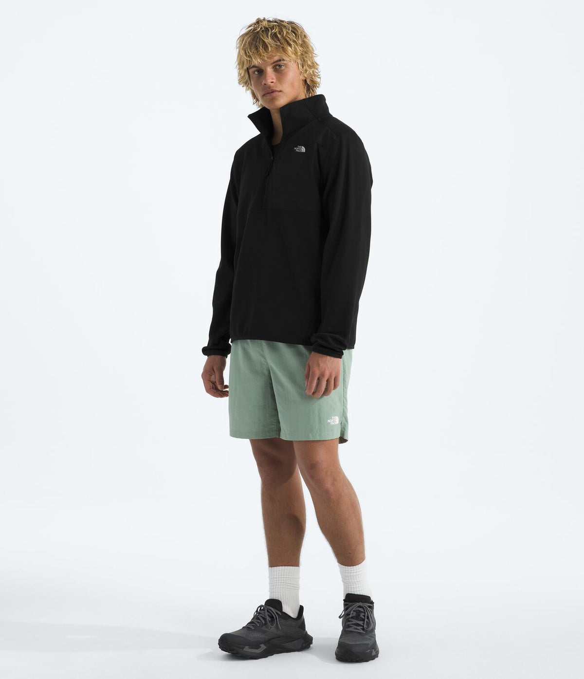 Chaqueta Tnf Performance Fleece 1/4 Zip Negra Hombre The North Face - imagen 4