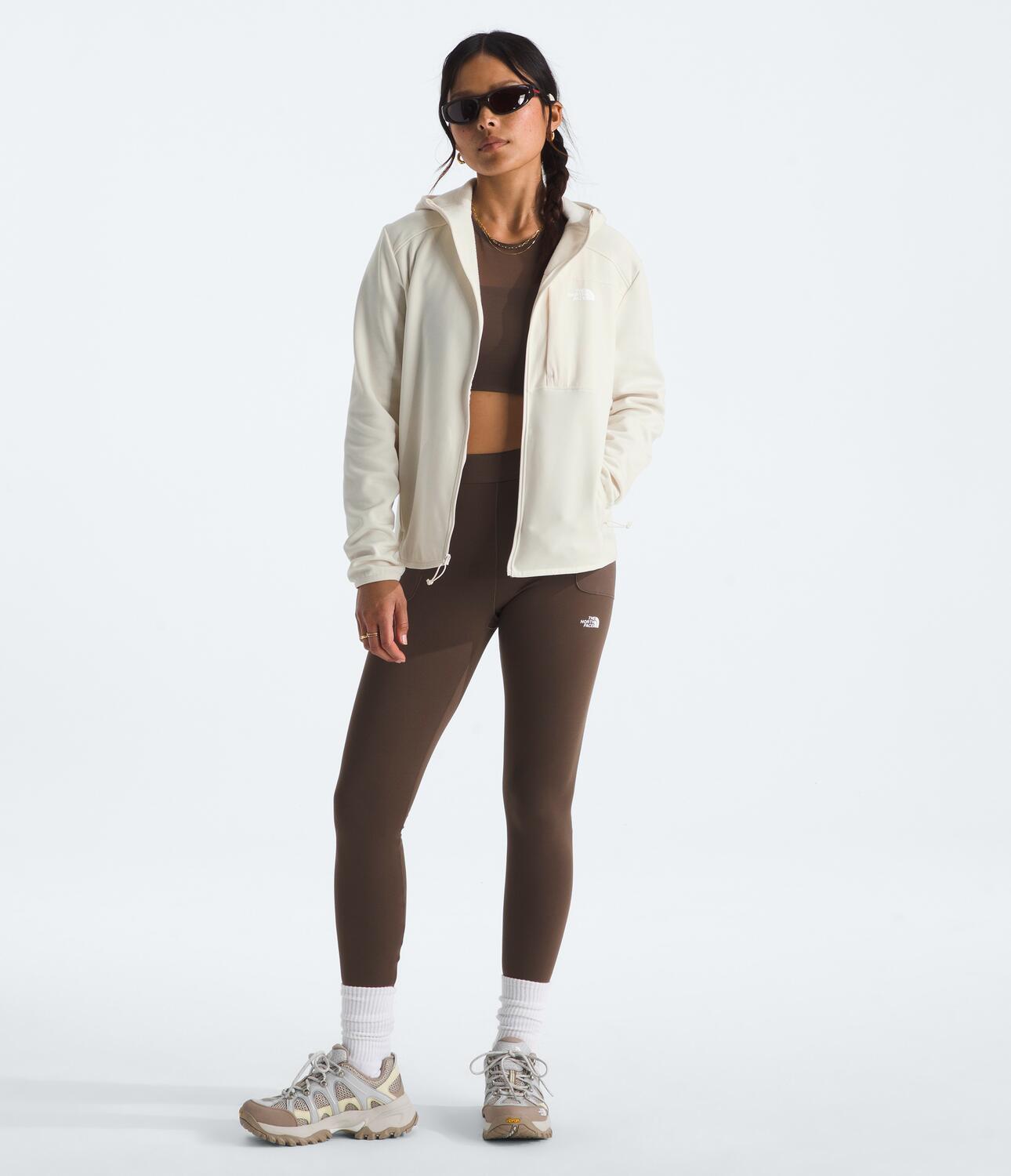 Chaqueta Tnf Performance Fleece Full Zip Hoodie Blanca Mujer The North Face - imagen 5