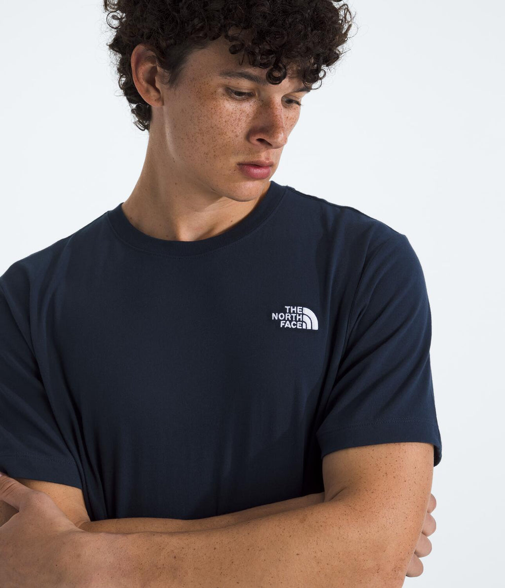 Camiseta Evolution Simple Dome Regular Short Sleeve Tee Azul Hombre The North Face