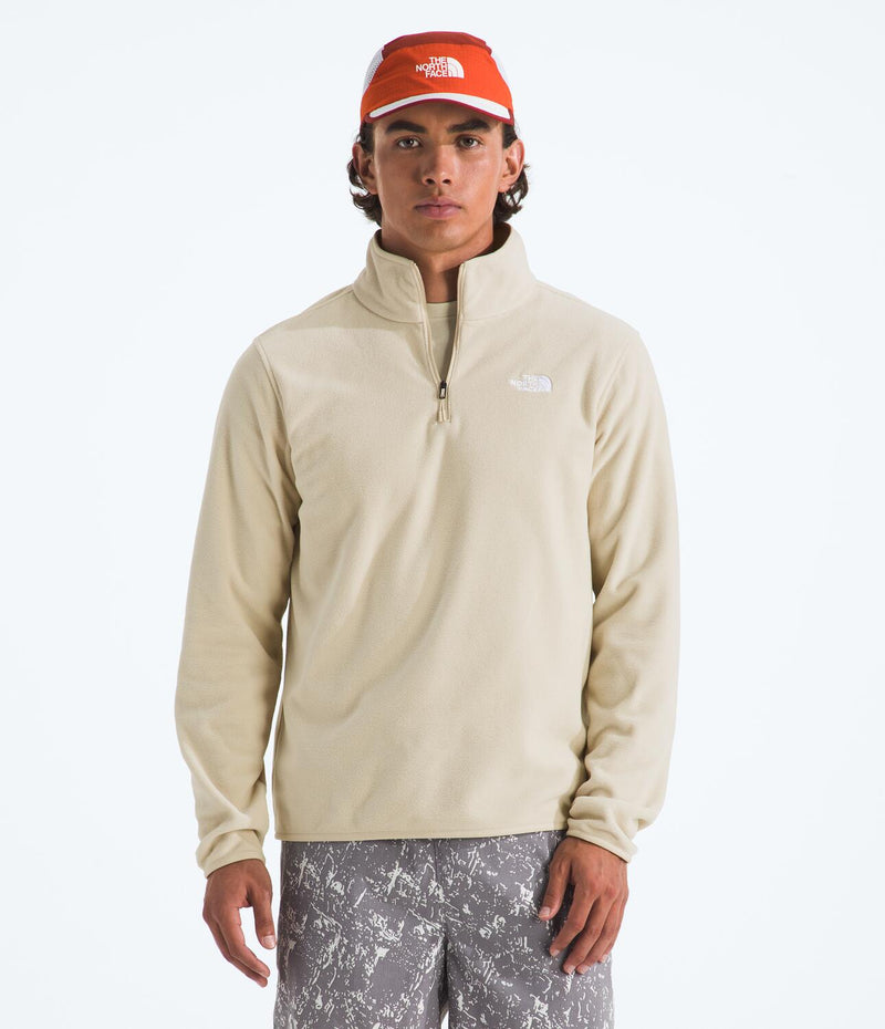 Buzo Polar Glacier Fleece 1/4 Zip Jacket Beige Hombre The North Face