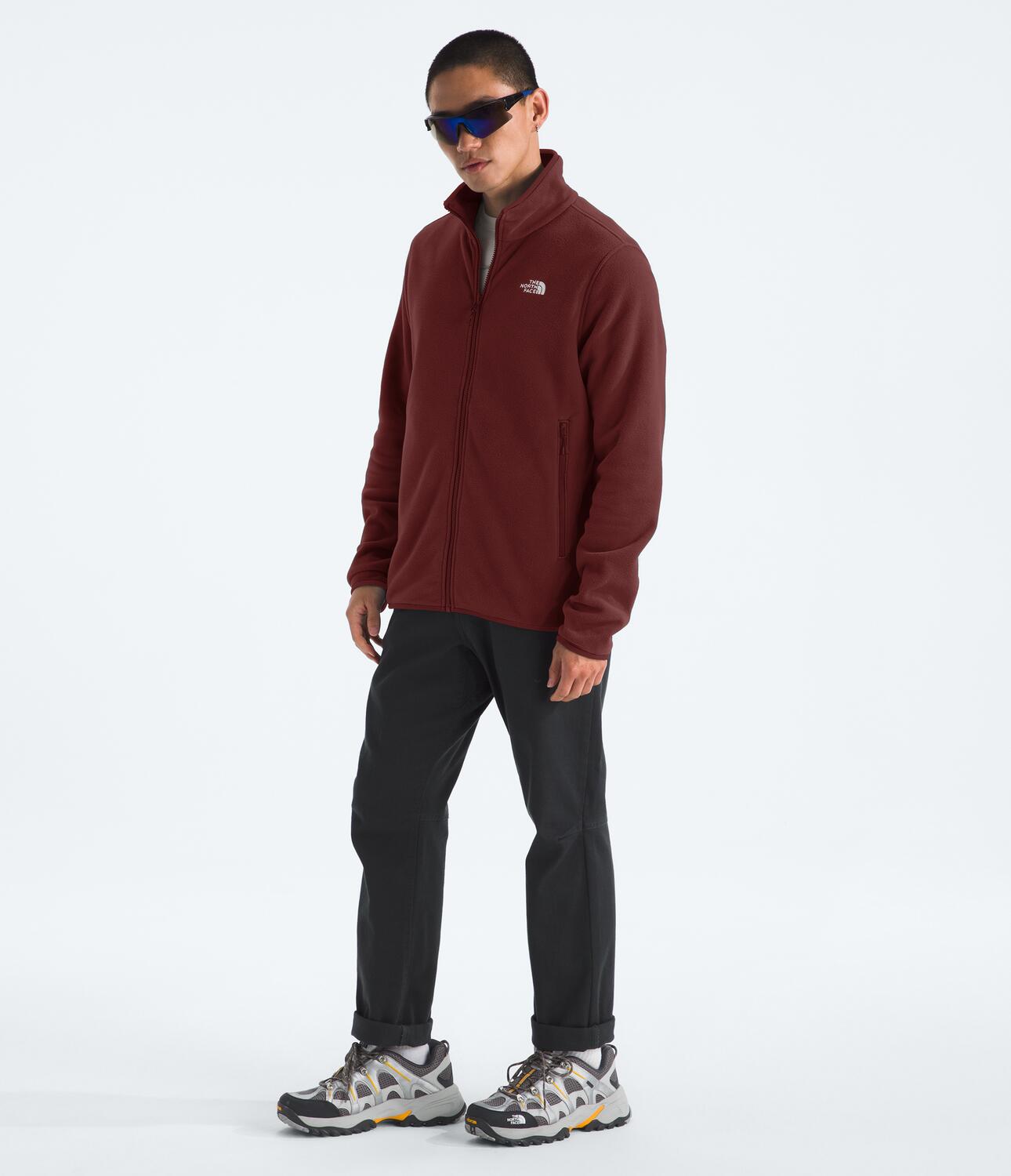 Chaqueta Glacier Fleece Jacket Vinotinto Hombre The North Face - imagen 4