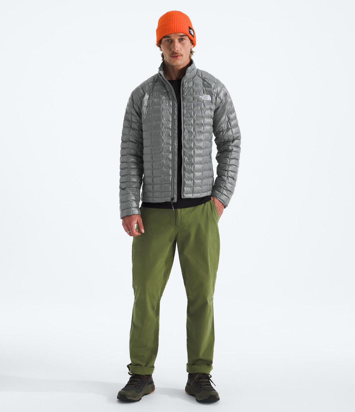 Chaqueta Thermoball Jacket Gris Hombre The North Face
