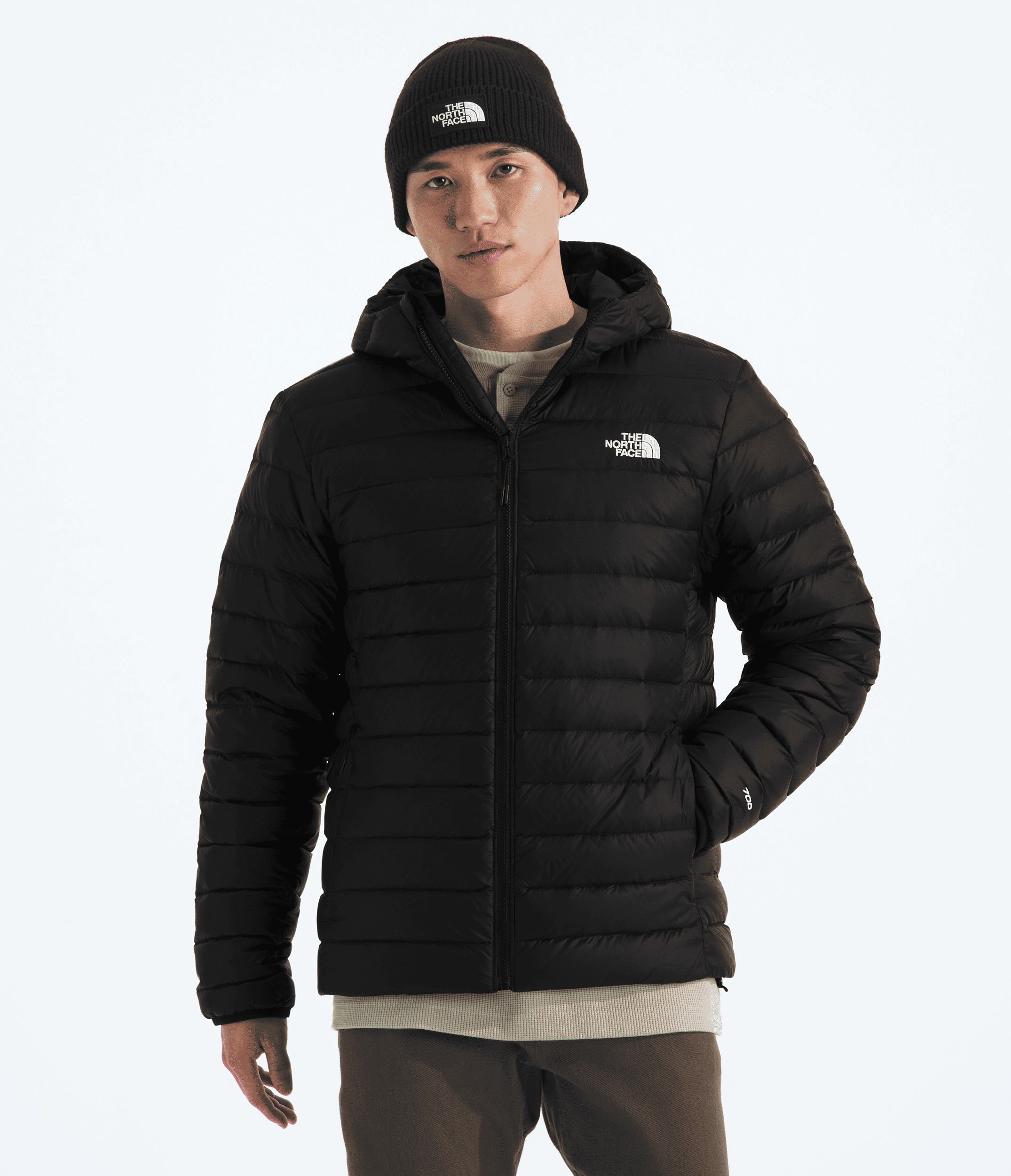 Chaqueta Térmica Classic Down Hooded Jacket Negro Hombre The North Face - imagen 1
