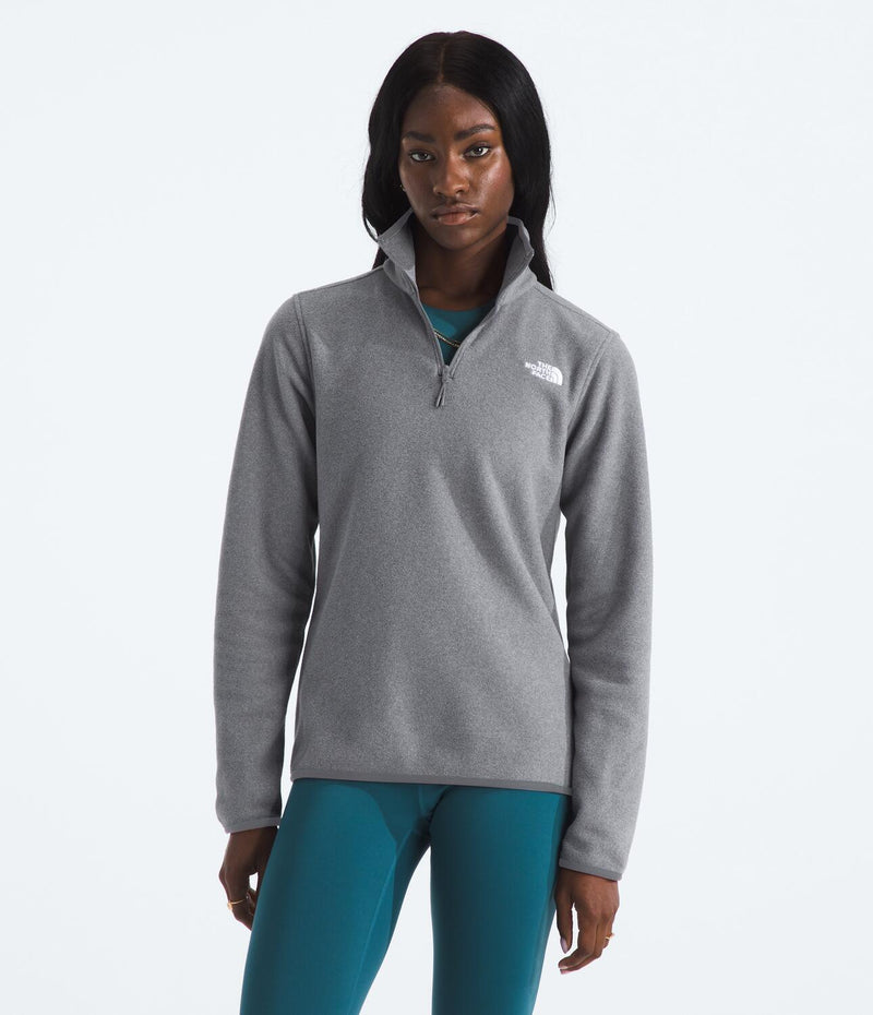 Buzo Polar Glacier Fleece 1/4 Zip Jacket Gris Mujer The North Face