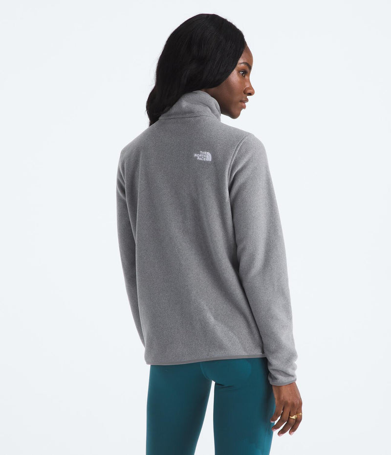 Buzo Polar Glacier Fleece 1/4 Zip Jacket Gris Mujer The North Face