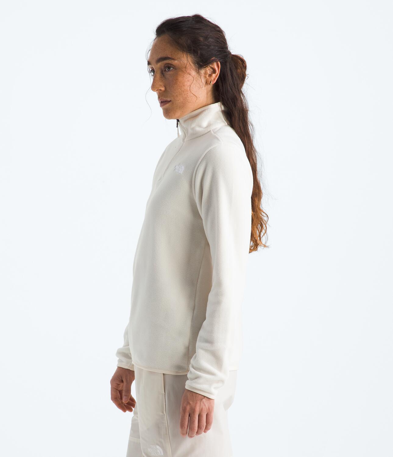 Buzo Glacier Fleece 1/4 Zip Jacket Blanco Mujer The North Face - imagen 3