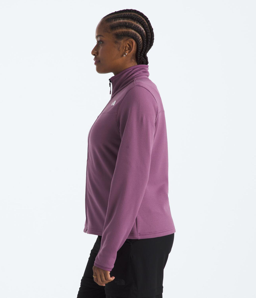 Chaqueta Polar Cedar Trail Grid Fleece Jacket Morado Mujer The North Face