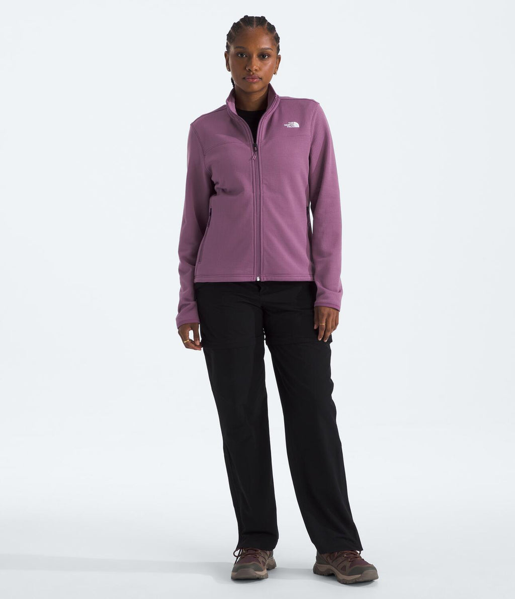 Chaqueta Polar Cedar Trail Grid Fleece Jacket Morado Mujer The North Face