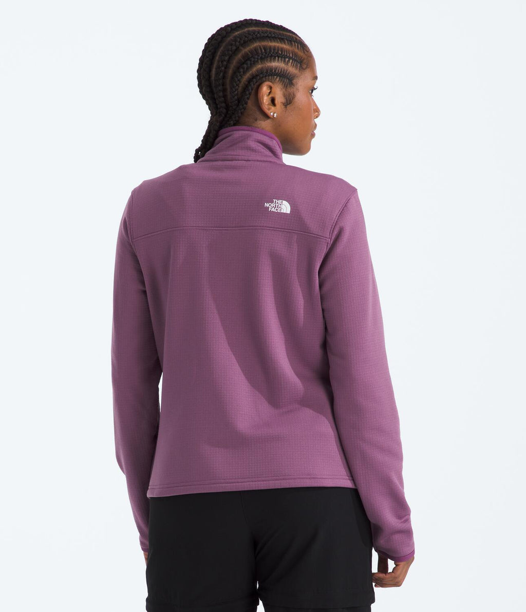 Chaqueta Polar Cedar Trail Grid Fleece Jacket Morado Mujer The North Face
