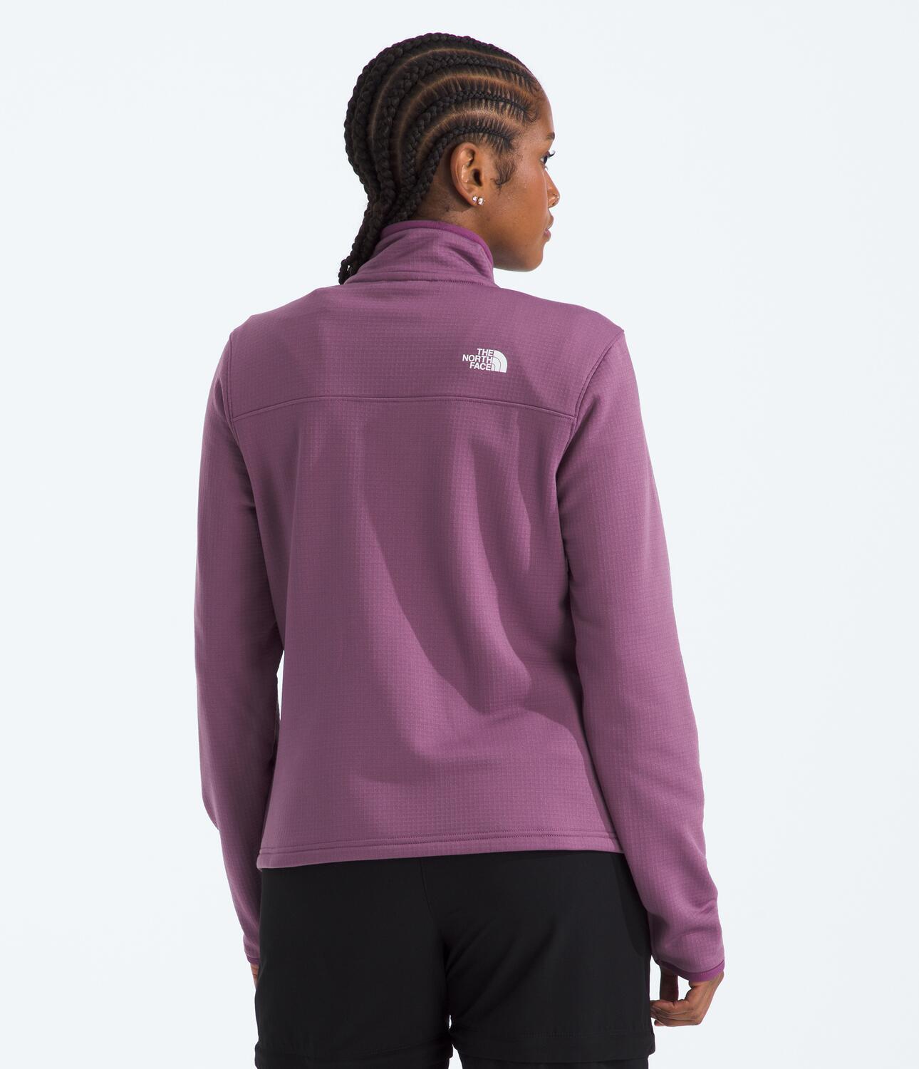 Chaqueta Polar Cedar Trail Grid Fleece Jacket Morado Mujer The North Face