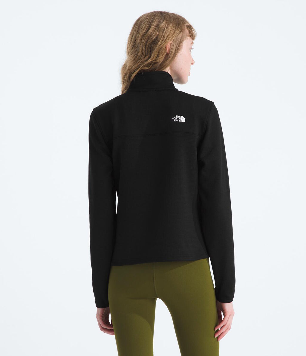 Chaqueta Polar Cedar Trail Grid Fleece 1/4 Zip Jacket Negro Mujer The North Face