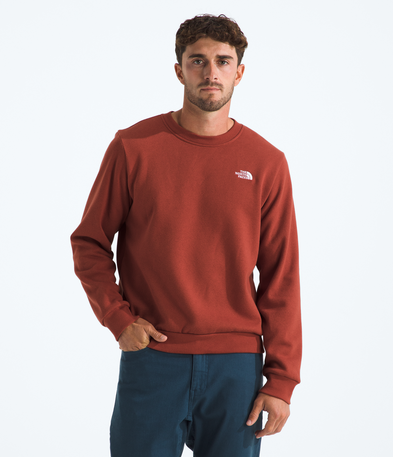 Buzo Evolution Simple Dome Crew Rojo Hombre The North Face