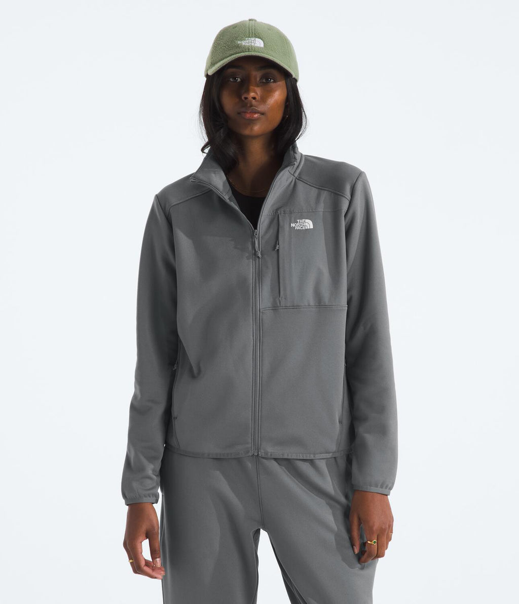 Chaqueta Polar Tnf Performance Fleece Full Zip Jacket Gris Mujer The North Face