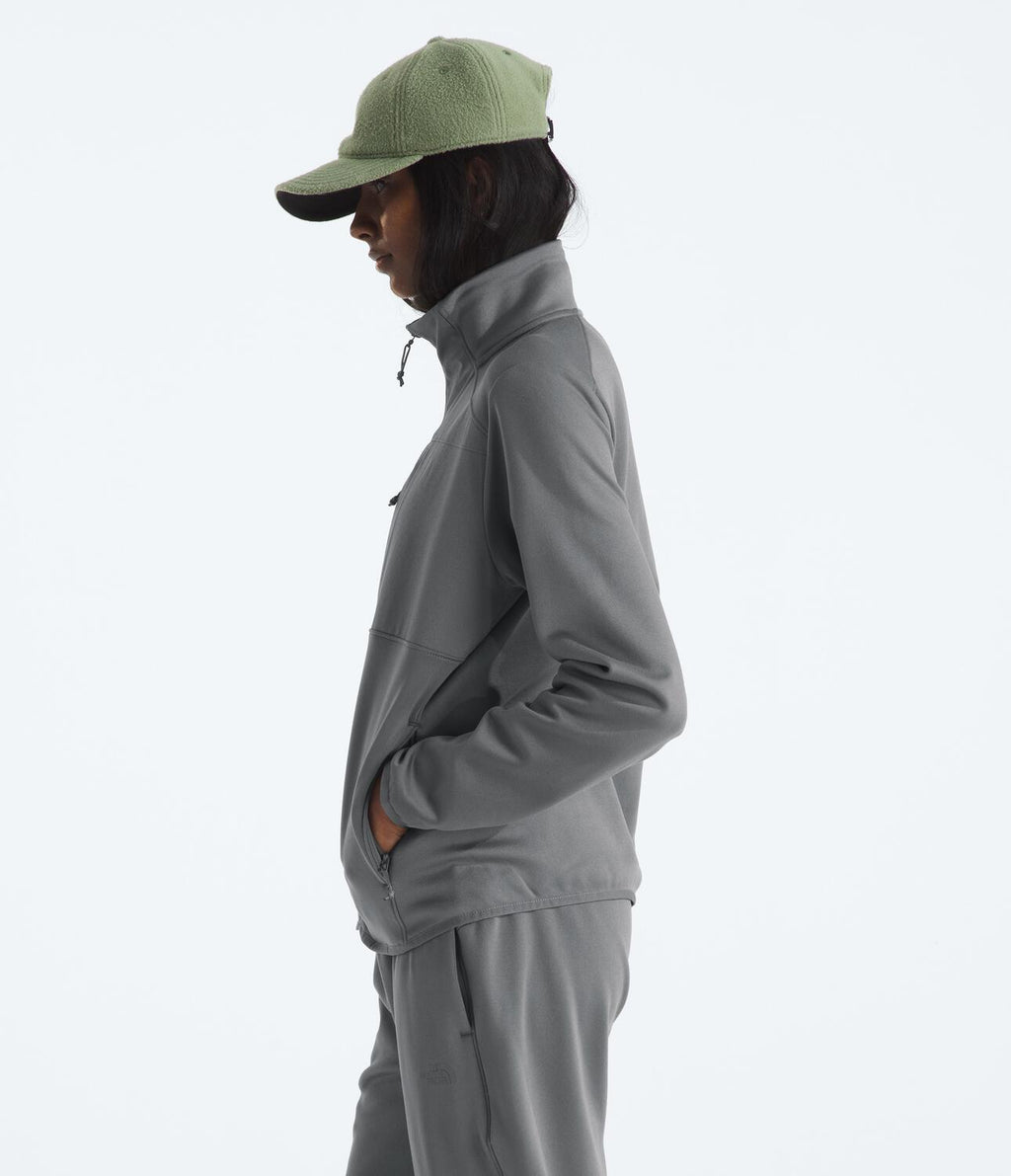 Chaqueta Polar Tnf Performance Fleece Full Zip Jacket Gris Mujer The North Face