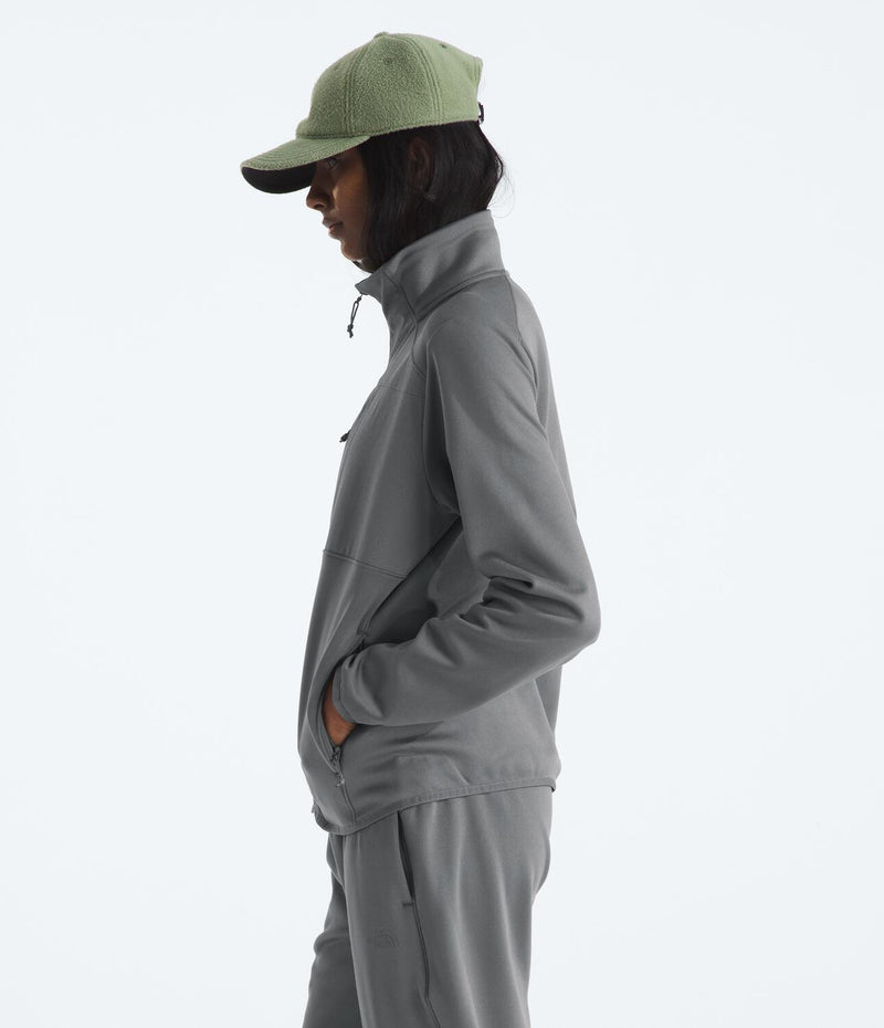 Chaqueta Polar Tnf Performance Fleece Full Zip Jacket Gris Mujer The North Face
