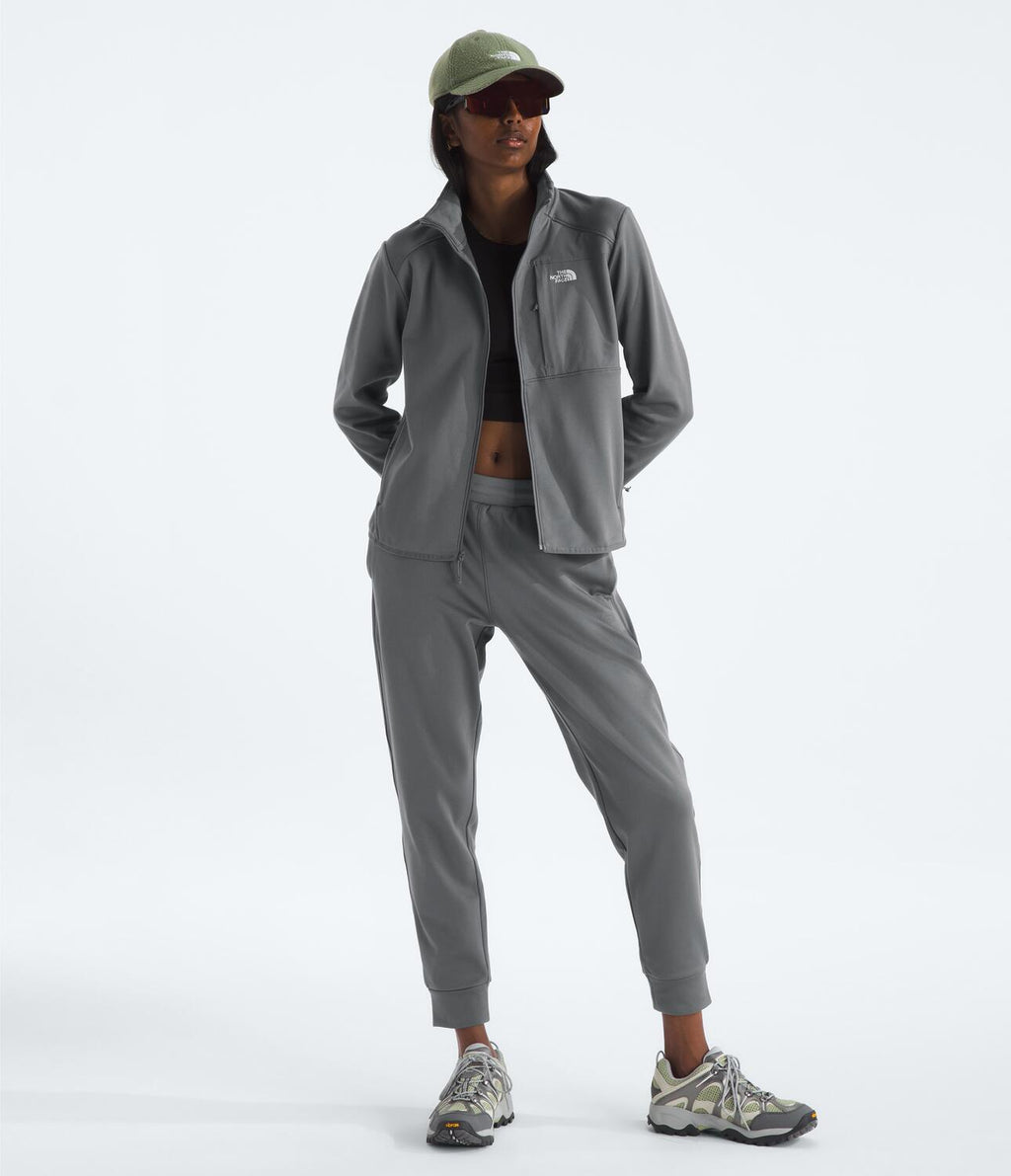 Chaqueta Polar Tnf Performance Fleece Full Zip Jacket Gris Mujer The North Face