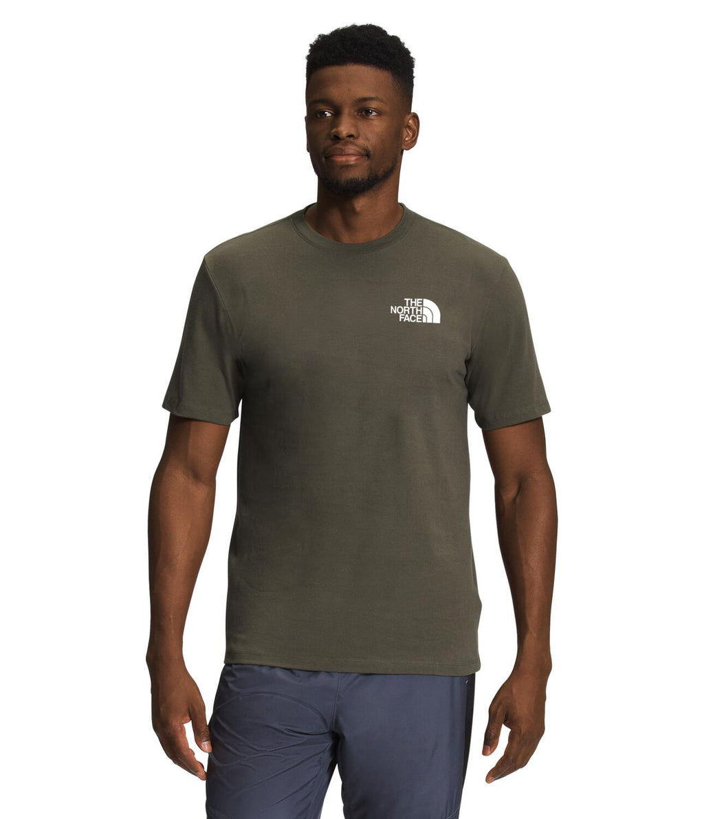 Camiseta Evolution Throwback Short Sleeve Tee Verde Hombre The North Face
